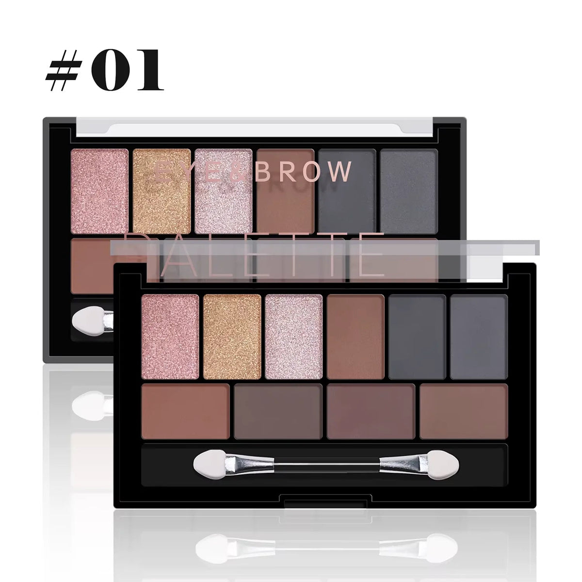 10 Color Matte Shimmer Eyeshadow Palette 1820-01 United States