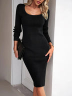 Ribbed Midi With Dress