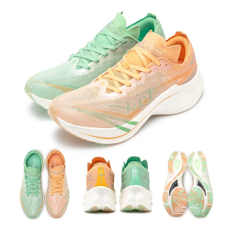 ONEMIX 24656 Unisex Mesh Lace-Up Running Shoes