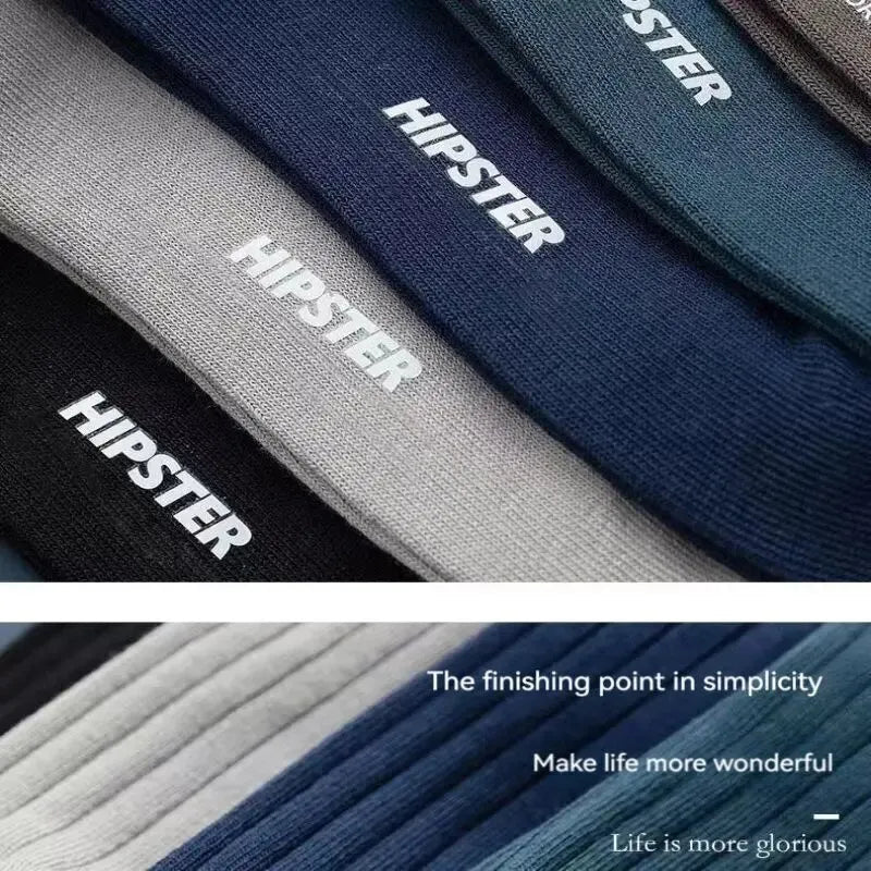 5 Pair Men's Mid Calf Socks