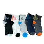 5 Pair Men's Mid Calf Socks 5pcs