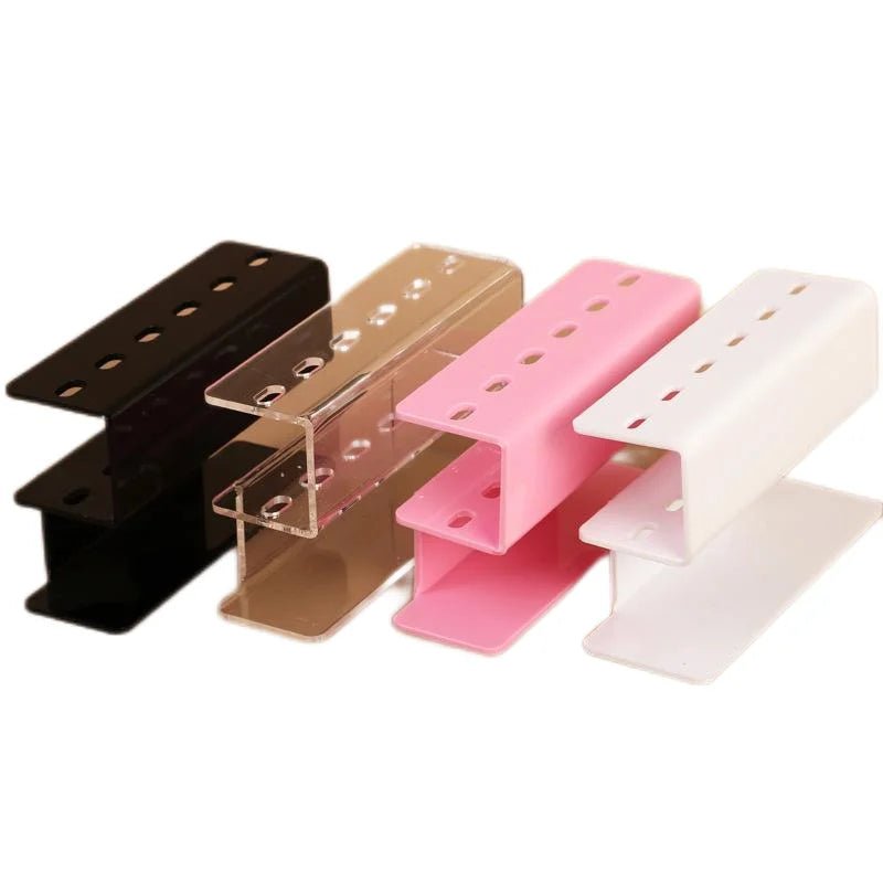 6 Piece Eyelash Tweezer Storage Set
