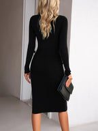 Ribbed Midi With Dress