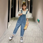 Korean Denim Overalls Jeans