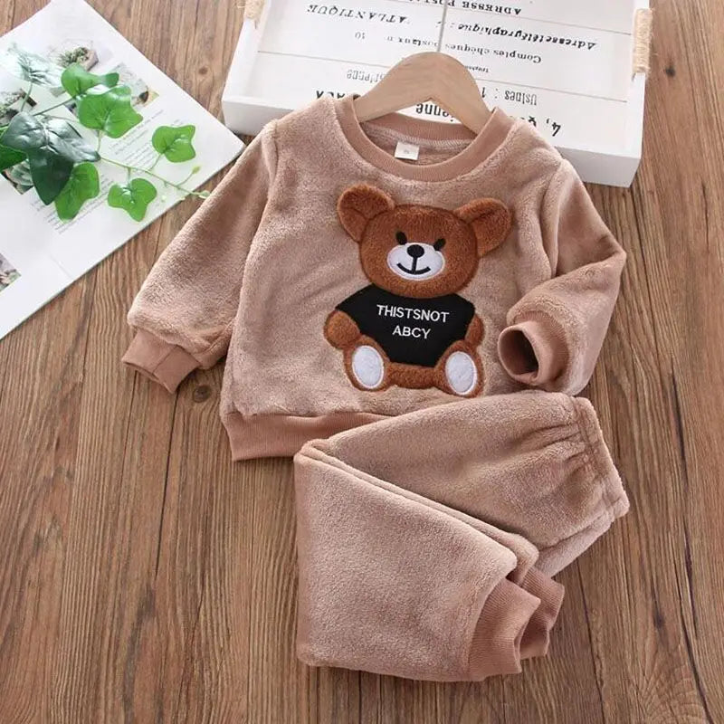 Cozy Fleece Kids Khaki