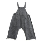 Chicever Denim Jumpsuits Jeans Square Neck Sleeveless