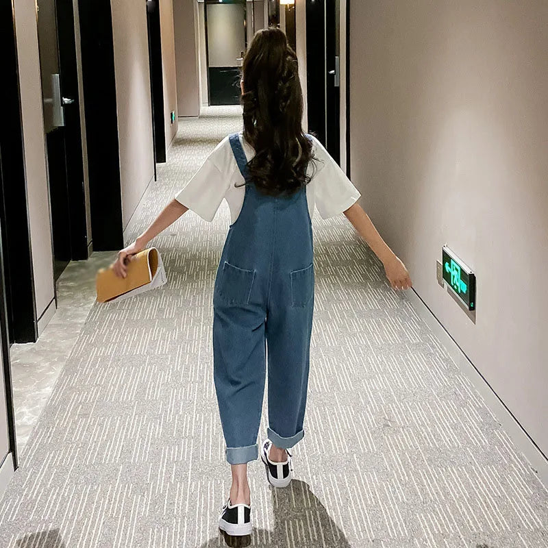 Children's Overalls Korean Jeans