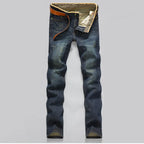 Business Straight Stretch Jeans Slim Fit 087-Blue