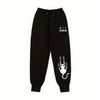 Graphic Print Jogger Pants Joggers