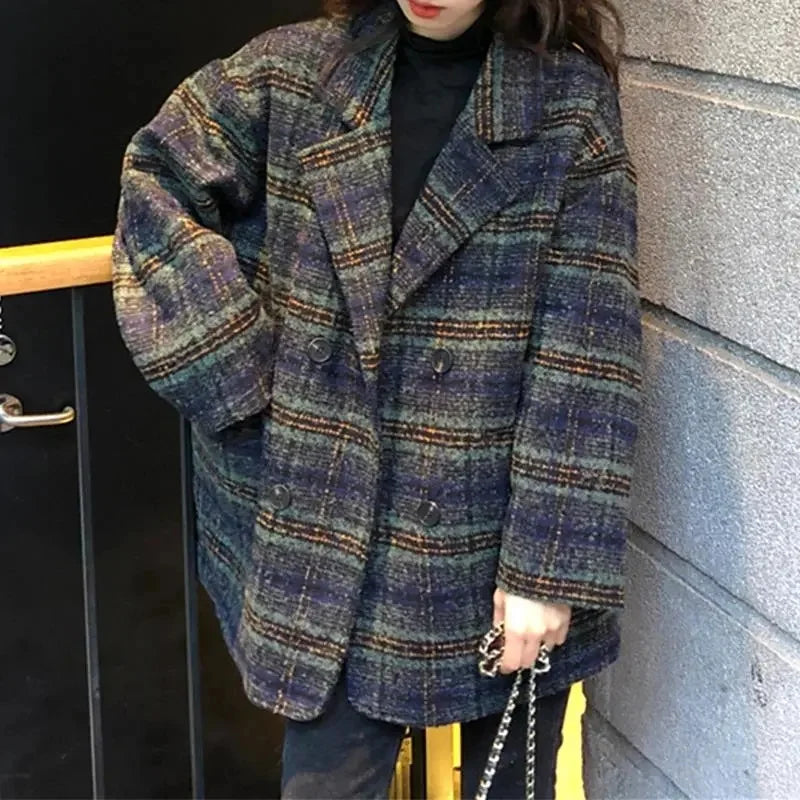 Checkered For Korean Jacket