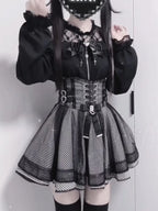 Sweet Kawaii Slim Skirt Off Shoulder Lace