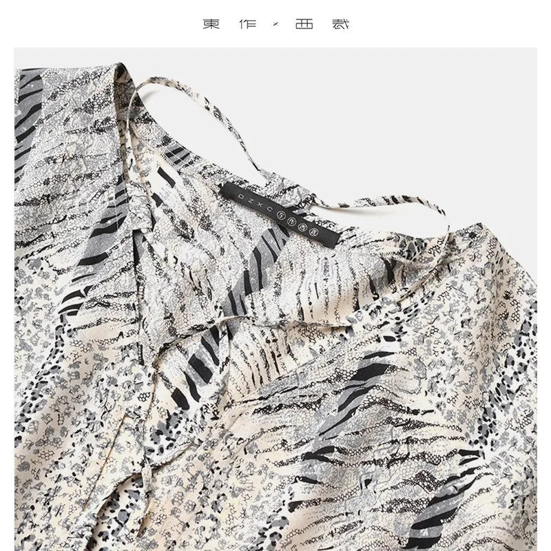 Animal Fiber Fabric Dress