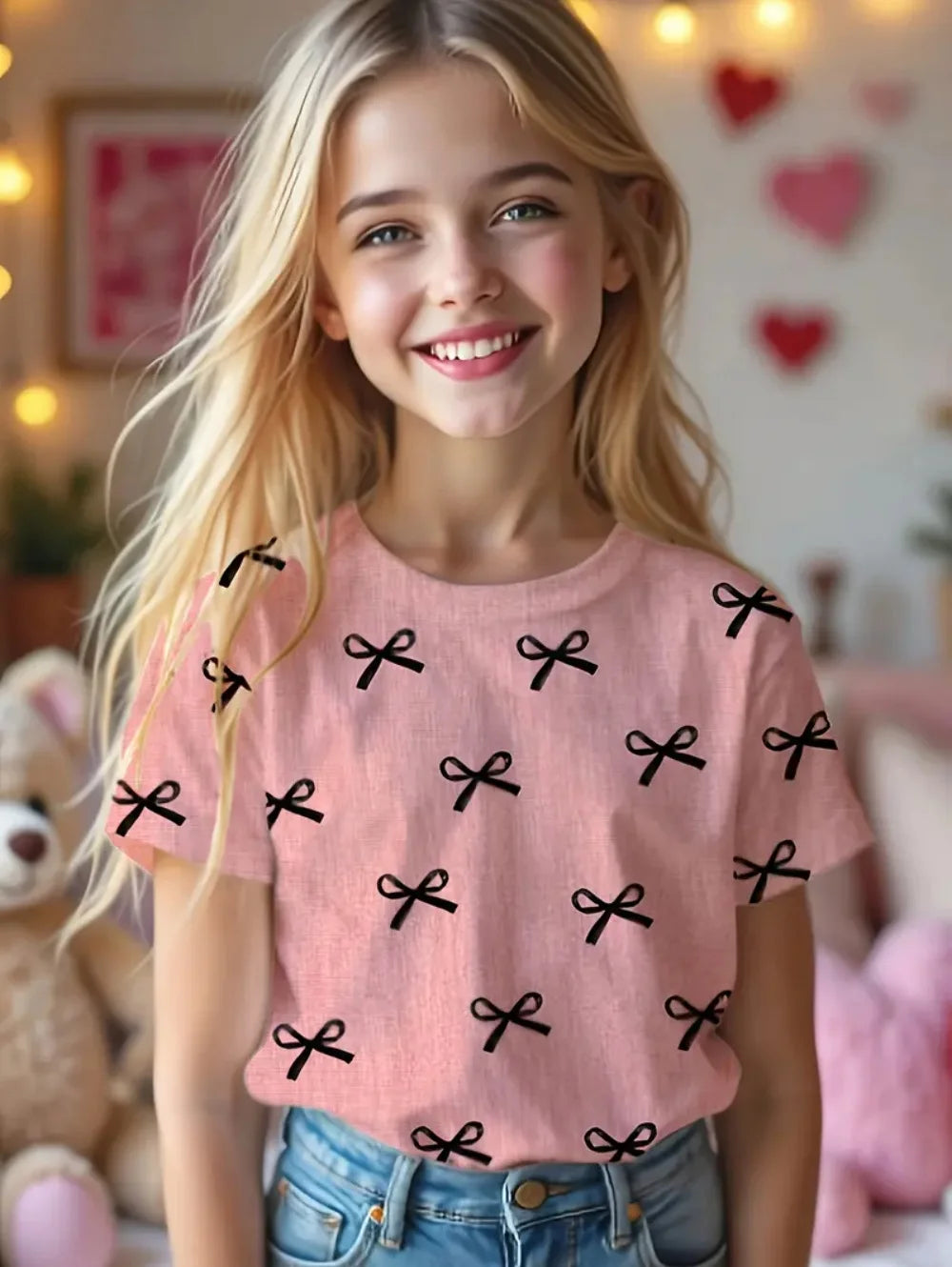 Kids Children's Girl T Shirt Short Sleeve TXS00ZMA