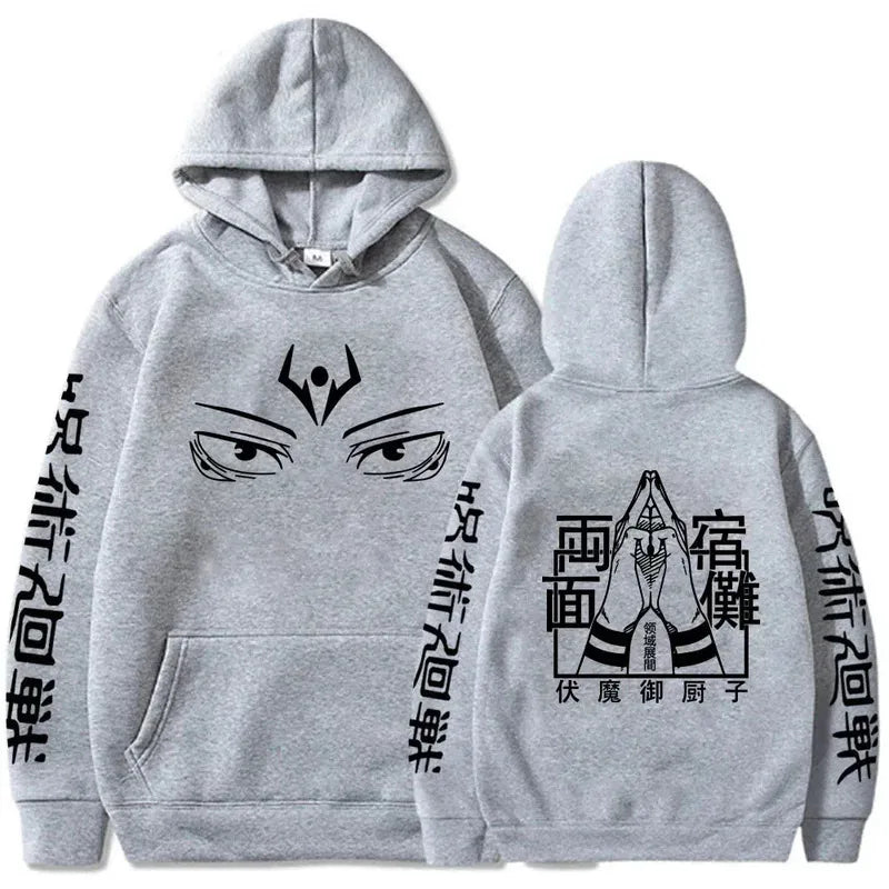 Hoodies Japanese Anime Top Graphic Fleece