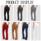 High Waisted Flared Pants High Waisted
