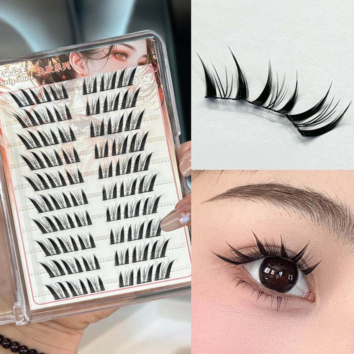 3D Eyelash Extensions 60 to 100 Pieces