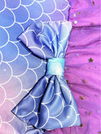 Enchanting Girl Dress Purple Dress Sleeveless Knit