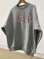 Sweatshirt For And Long Sleeve GRAY China Mainland