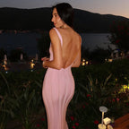 Backless Beach Sleeveless Dress Slim Fit