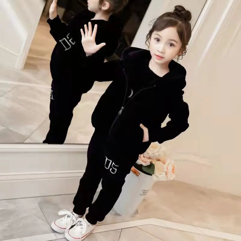 Girls Warm Coral Fleece black China Mainland