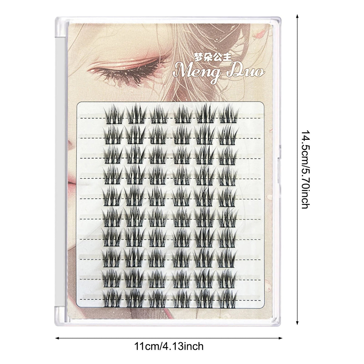 3D Eyelash Extensions 60 to 100 Pieces M-80 60pcs