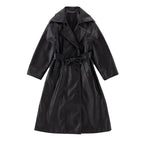 Girls Faux Leather Jacket black