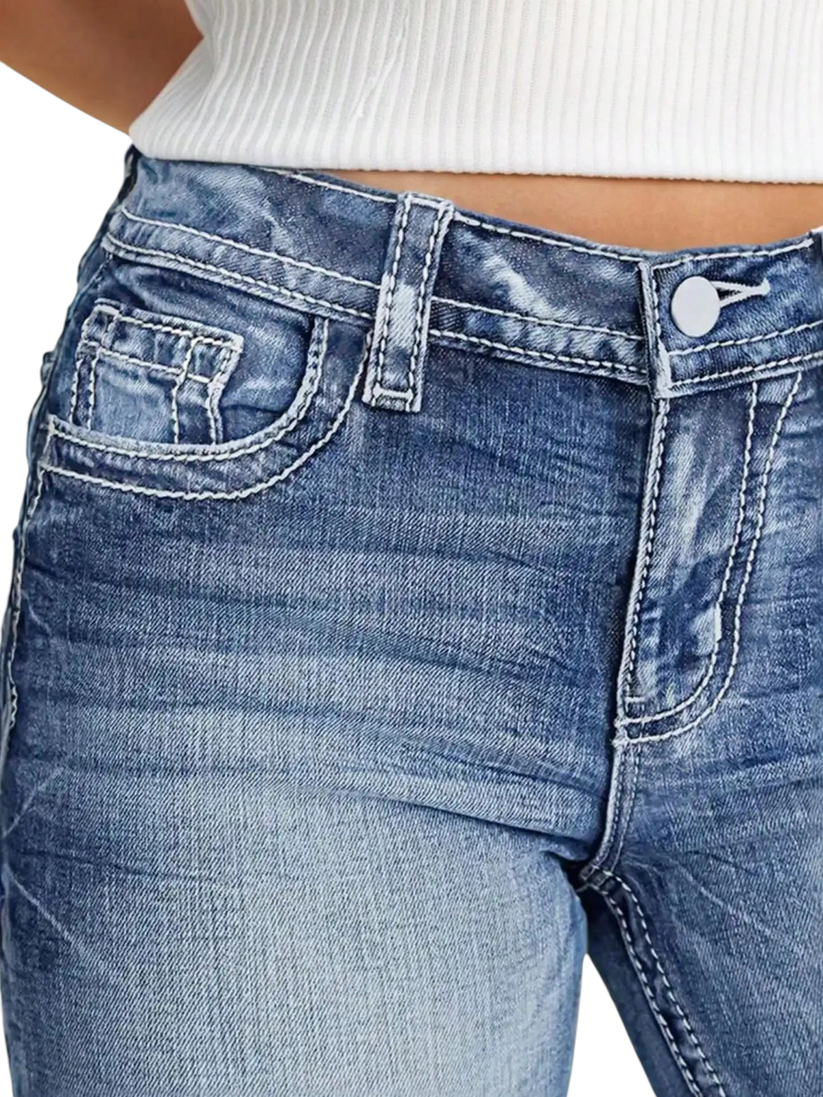 Slim Fit Flare Jeans