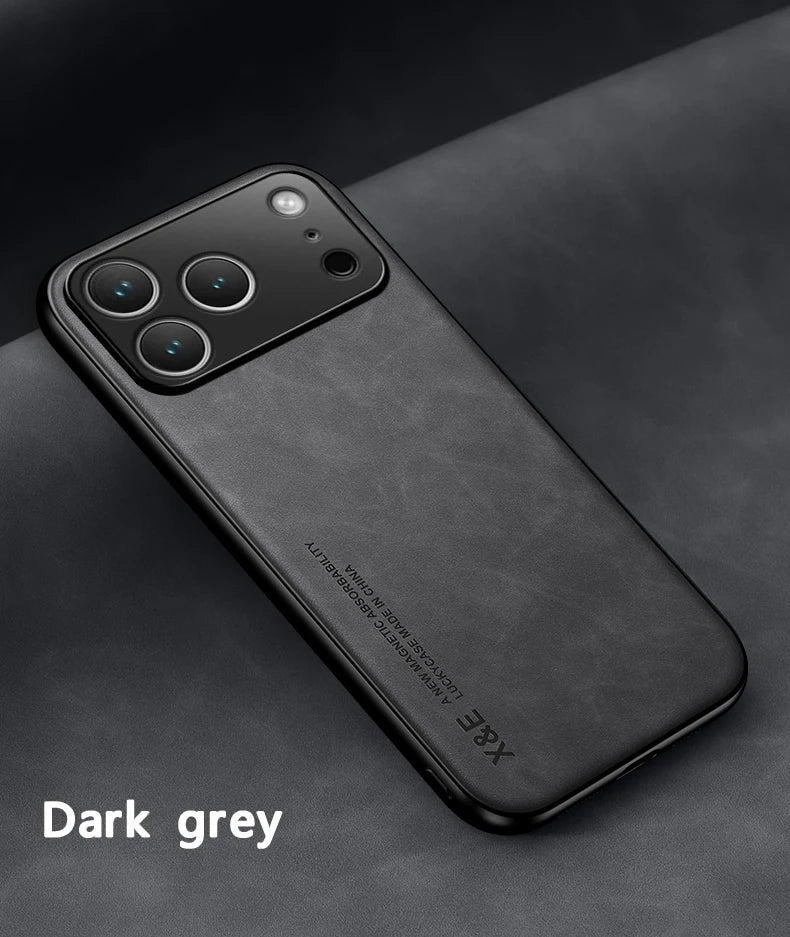 Ultra Thin Luxury Phone Case Dark Gray