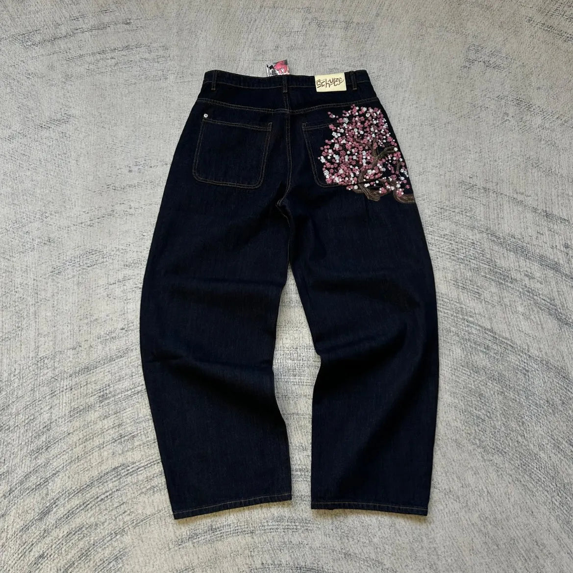 Vintage Low Waist Jeans Wide Leg 1