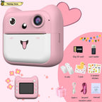 Kids Photo Camera Pink-Set3