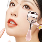 Curved Eyelash Curler with Tweezers