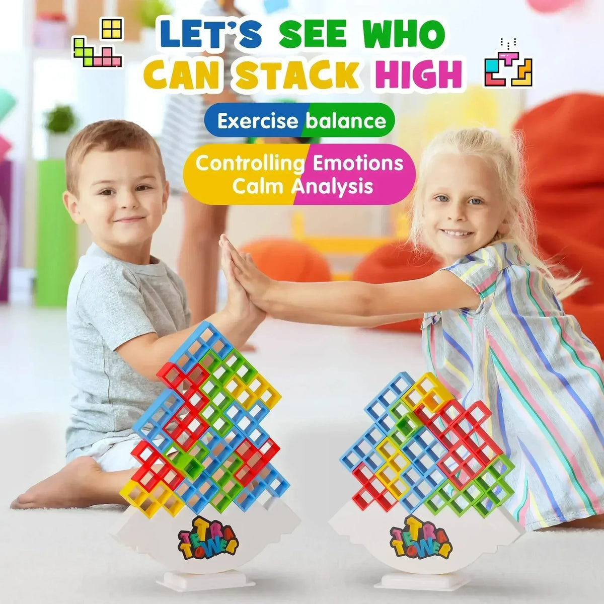 Puzzles Tetra Tower Fun
