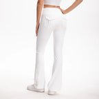 High Waisted Flared Pants High Waisted Ivory