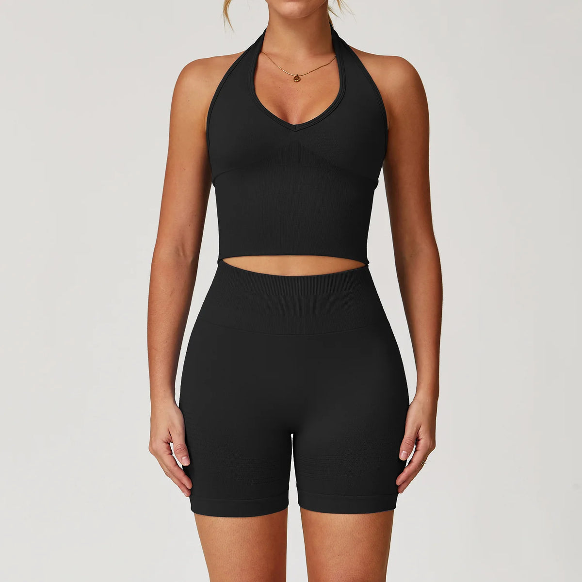 Yoga Set Gym Long Sleeve Advanced Black Set 5 China Mainland