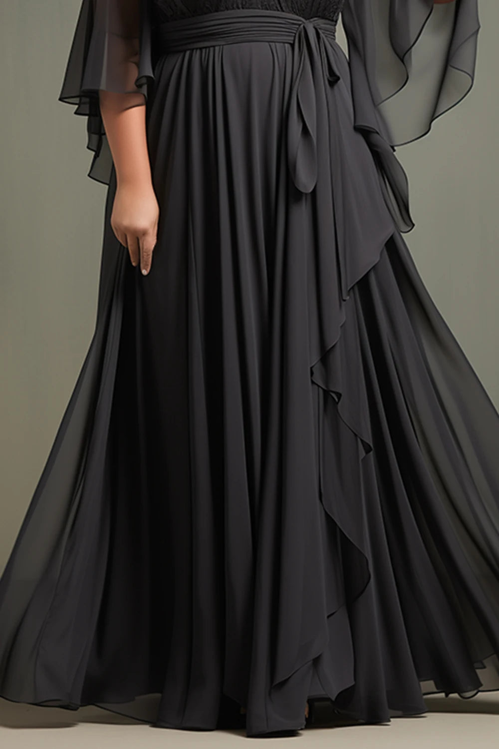 Flycurvy Plus Size Dress Lace