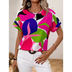 Geometry Pattern For T Shirt Short Sleeve