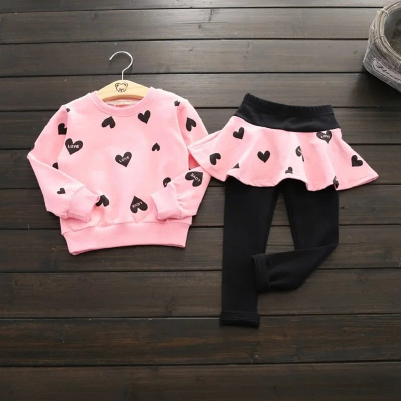 Toddler Girls Sets T Shirt