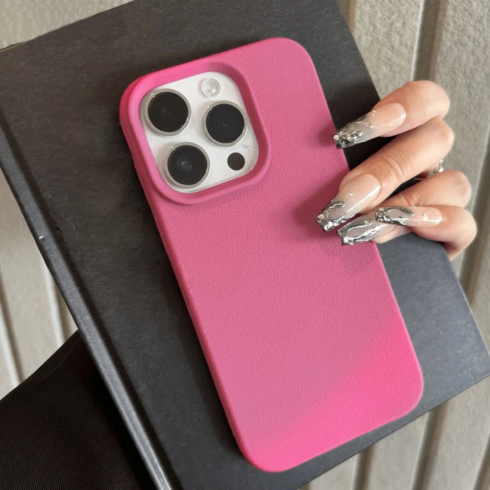Leather Tpu Phone Case Rose