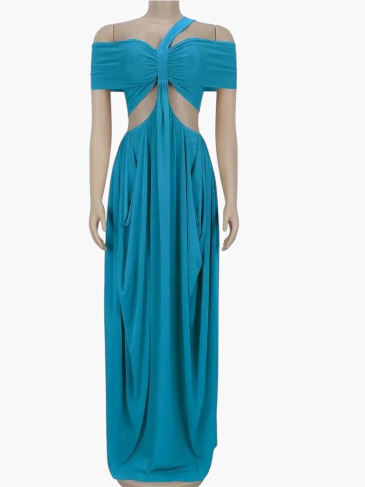 Beyprern Chic Cut Out Dress Lace Cutout