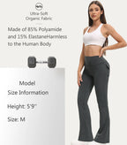 High Waisted Flared Pants High Waisted