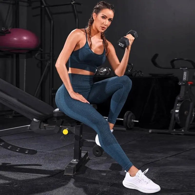 Piece Seamless Yoga Leggings High Waisted