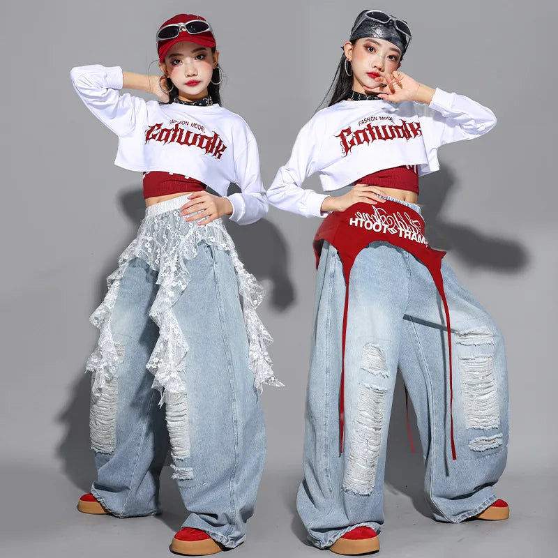 Hip Hop Jazz Street Top Knit Cargo