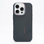 Matte Carbon Fiber Phone Case Silver