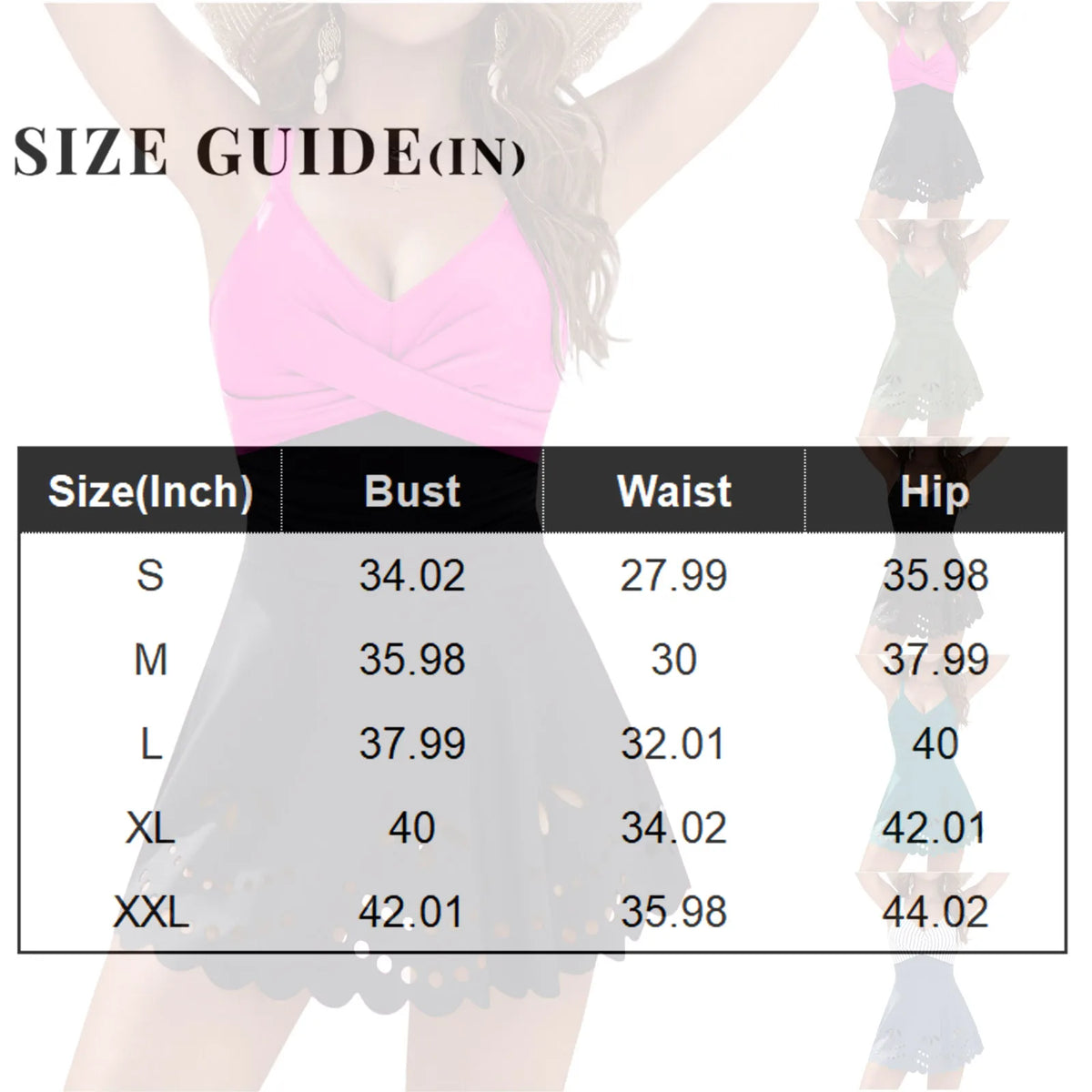 Solid Color Swimsuit Cutout