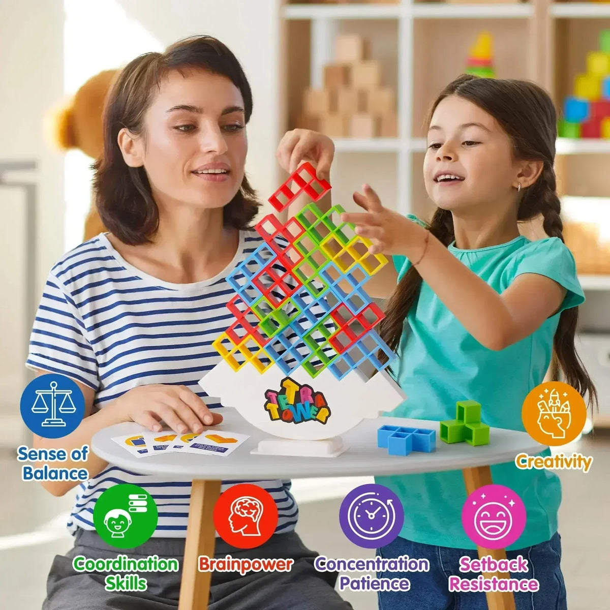 Puzzles Tetra Tower Fun