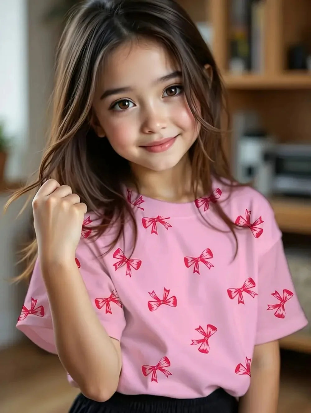 Kids Children's Girl T Shirt Short Sleeve TXS00ZM6