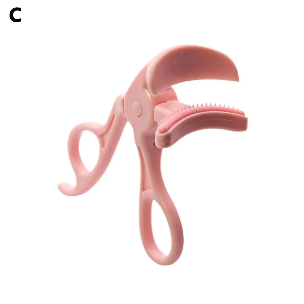 Curved Eyelash Curler with Tweezers C