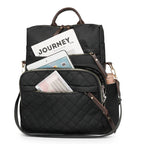 Plaid Daypack Waterproof Backpack