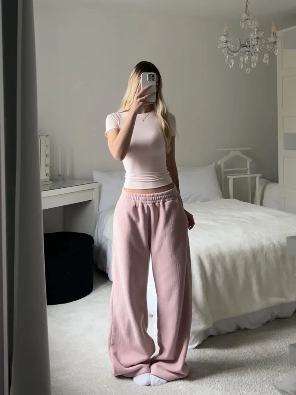 Wide Leg Comfortable Pants Wide Leg Relaxed Fit