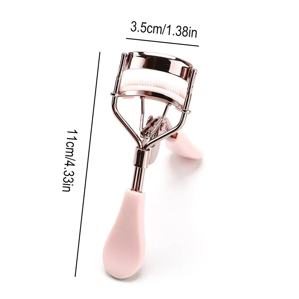 Curved Eyelash Curler with Tweezers